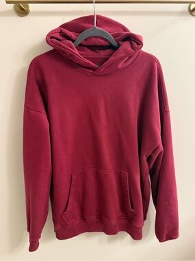 Abercrombie & Fitch Burgundy Pullover Hoodie